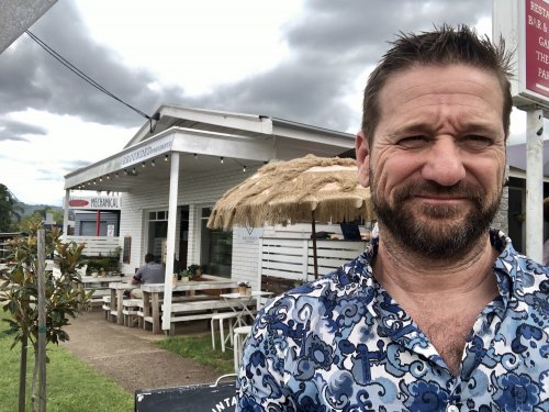Grounded Cafe Woombye best investment suburbs sunshine coast - Byron in front of Grounded Cafe Woombye