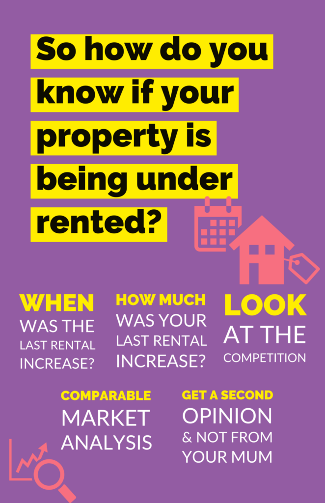 Is your investment property being under the rented?