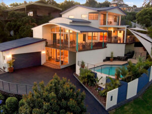 A beautiful home with a pool and generous driveway set in the Sunshine Coast region.