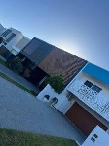 a typical modern home in Sunshine Cove, Maroochydore
