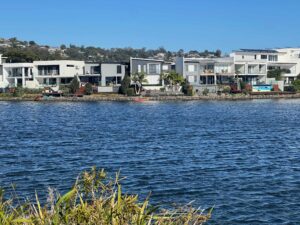 View of the lake at Sunshine Cove in Maroochydore, Sunshine Coast QLD
